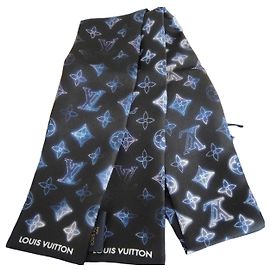 Louis Vuitton Mahina Flight Mode Headband - CAPSULE Collection 2021 - Blue Black Blue