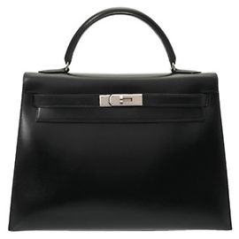 Hermès Hermes Kelly 32 Einkaufstasche Schwarz Andere