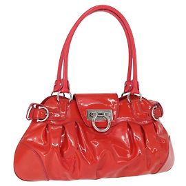 Salvatore Ferragamo Marisa in vernice Rosso