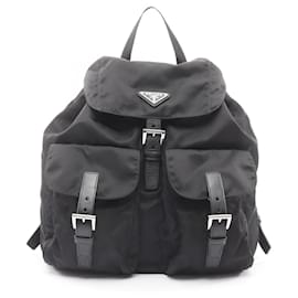 Prada Vela Backpack Black