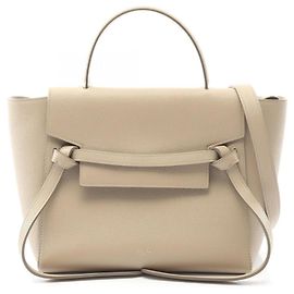 Céline Bolso de mano mini Celine Belt Beige