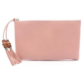 Bolso Clutch Gucci Bamboo Rosa