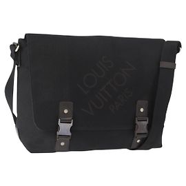 LOUIS VUITTON Sac à épaule Damier Geant Roux Noir M93079 LV Auth 159355 Noir