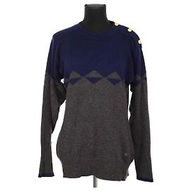 Chanel Suéter de Cashmere Antracite Cinza antracite