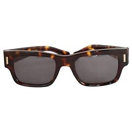Óculos de sol Salvatore Ferragamo marrom plástico Marrom