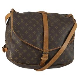 LOUIS VUITTON Borsa a Spalla Monogram Saumur 35 M42254 LV Auth ar13864 Monogramma