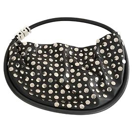 Sonia Rykiel Bolsa de couro preta Preto