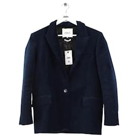 Bash Blazer aus blauer Samt Blau