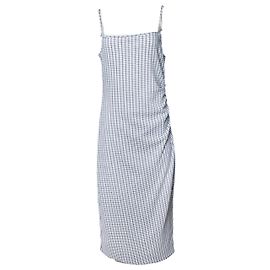 Vince, robe maxi à rayures noires et blanches en spaghetti Noir Blanc