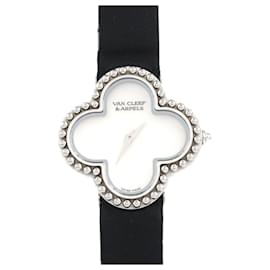 Van Cleef & Arpels Alhambra White Gold Quartz Watch Other