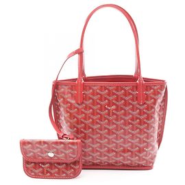 Goyard ANJOU MINI Handbag Red Multiple colors