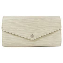 Louis Vuitton Epi Portefeuille Sarah Wallet Eggshell