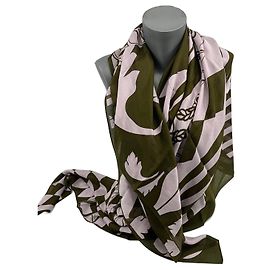 Sciarpa di lusso MCM – miscela di modal e cashmere Multicolore