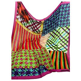 Dsquared2 Dsquared scarf - abstract patchwork design Multiple colors