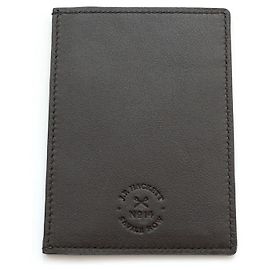 Hackett London Hackett SR Jacket Wallet Dark Brown New w/Box/Tag/Bag Black