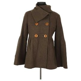 Tara Jarmon Brown wool coat Brown