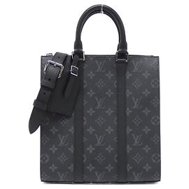 Sac Plat Croisé Monogram Eclipse Louis Vuitton Noir Monogramme