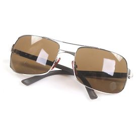 Cartier Santos de Cartier Sunglasses Silvery Metallic