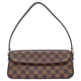 Borsa a Spalla Recita Damier Louis Vuitton Marrone