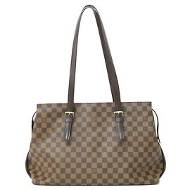 Borsa a Spalla Chelsea Damier Louis Vuitton Marrone