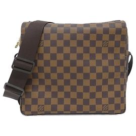Borsa a Spalla Naviglio Damier Louis Vuitton Marrone