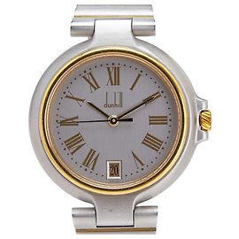 Alfred Dunhill Dunhill Millennium Damenarmbanduhr aus Edelstahl Silber