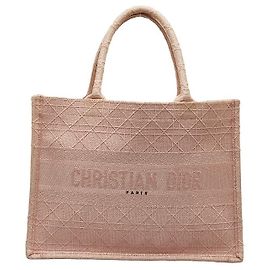 Dior Book Tote Canvas Tasche Pink