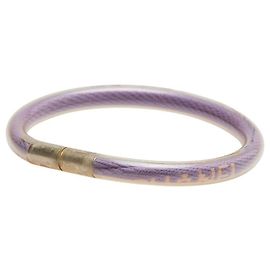 Pulseira da linha esportiva com logo da Chanel Roxo