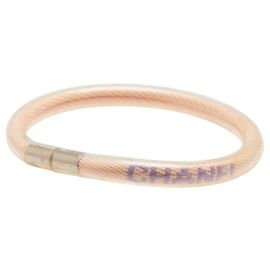 Pulseira Esportiva com Logo da Chanel Rosa