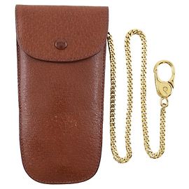 Gucci Old Key Case - Brown Leather Brown