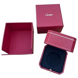 Cartier ring box for Love ring Dark red