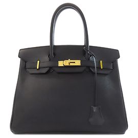 Hermès Birkin 30 Tote Tasche Schwarz