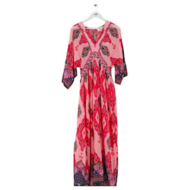 Bash Vestido de algodón rosa Rosa