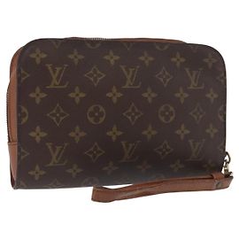 LOUIS VUITTON Monogram Orsay Clutch Bag M51790 LV Auth bs32300 Monogram
