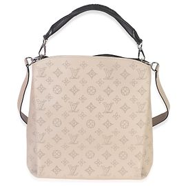 Louis Vuitton Galet Monogram Mahina Babylone com alça e pega Marrom