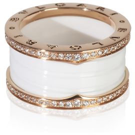 Bulgari Anello BVLGARI B.zero1 in oro rosa e diamanti Altro