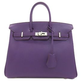 Bolsa Hermès Birkin 25 Roxo