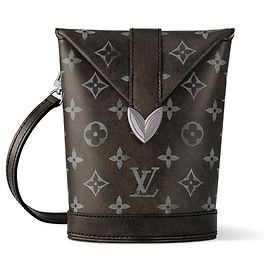 Louis Vuitton Pasta Envelope LV nova Preto