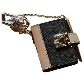 Louis Vuitton Monogram Mini Notebook Charm Brown Other