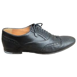 Richelieu Gucci en cuir noir Noir
