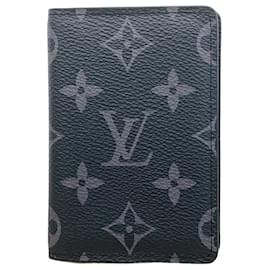 Louis Vuitton Monogram Eclipse Card Case Black