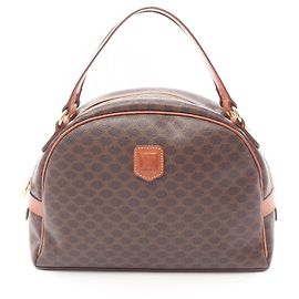 Céline Bolsa Celine Macadam em marrom Marrom