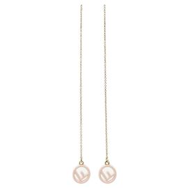 Fendi 8AG811 A2FR Ohrringe mit goldener Kette Golden