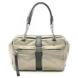 Sac à main LOEWE Lola 26 en noir et or Noir Doré