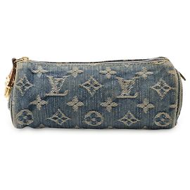 Pochette Speedy GM in Denim Monogram Louis Vuitton Blu Monogramma