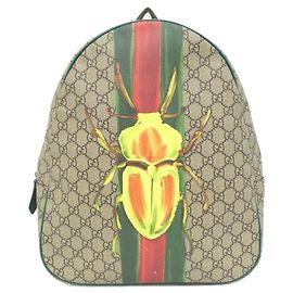 Gucci Children's Backpack Multiple colors Beige Green