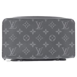 Louis Vuitton Monogram Eclipse Zippy XL Wallet Black