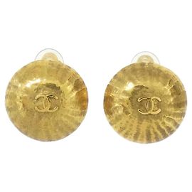 Orecchini a clip dorati Chanel D'oro