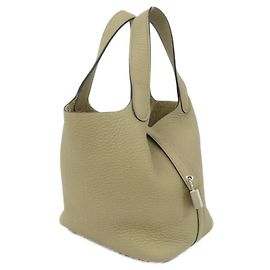 Bolsa Picotin Lock PM da Hermès Bege