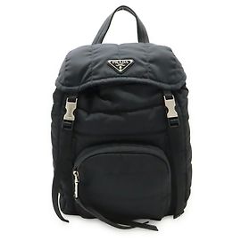 Sac à dos Triangle Prada Noir